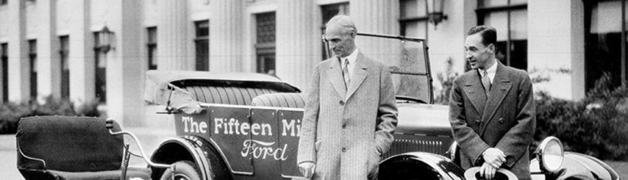 Foto histórica de Henry Ford / Ford Motors Co. 
