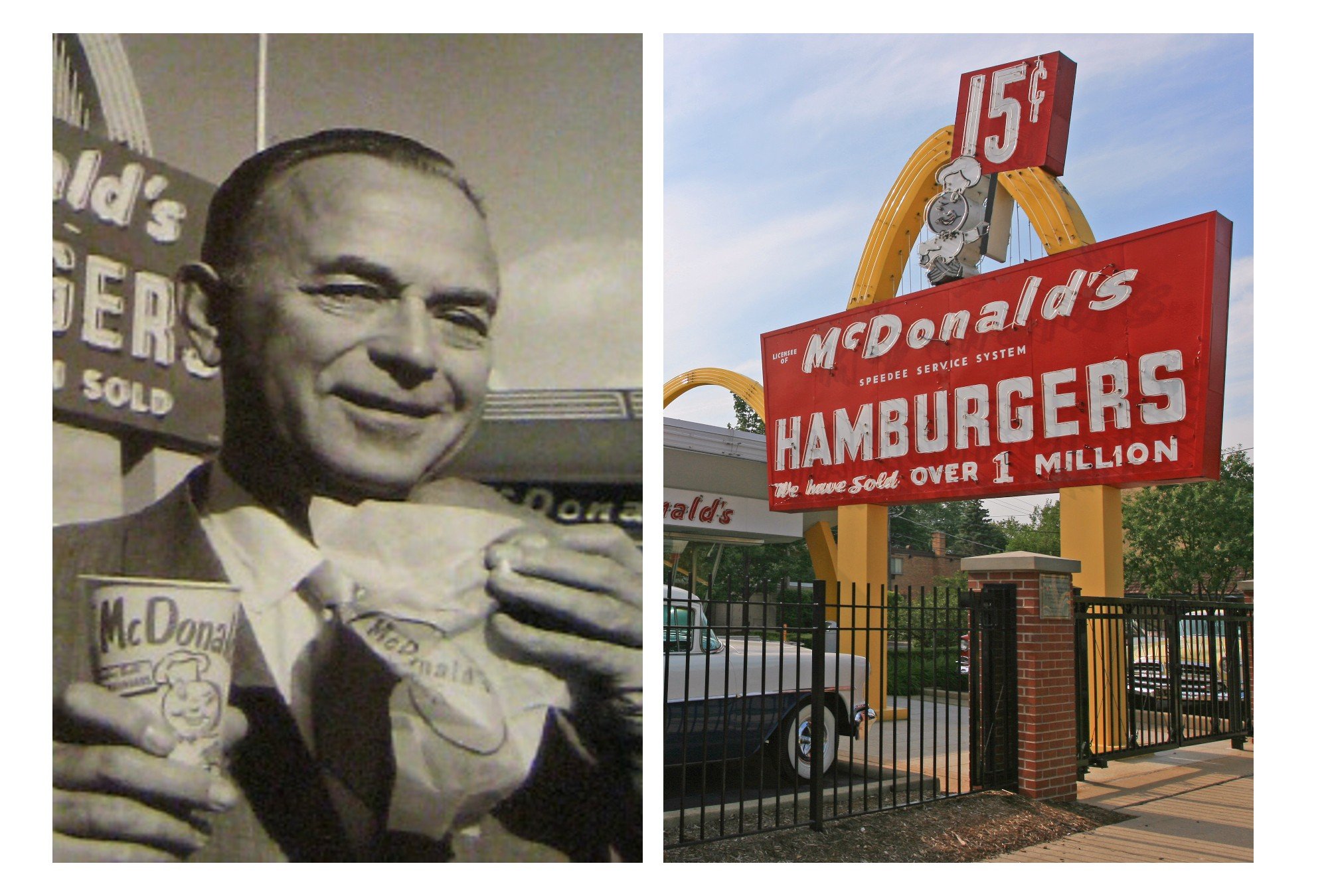 Ray Kroc fundó la franquicia de McDonald's.