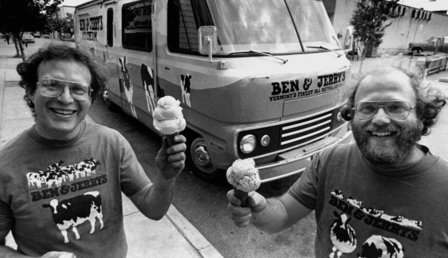 Ben Cohen y Jerry Greenfield, fundadores de Ben & Jerry's | Imagen: Toby Talbot/AP