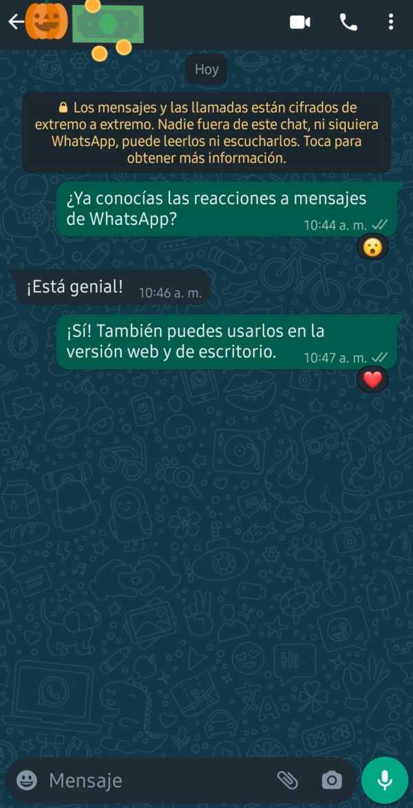 Reacciones A Mensajes De Whatsapp ¿qué Son Y Cómo Funcionan Emprendedor 3501