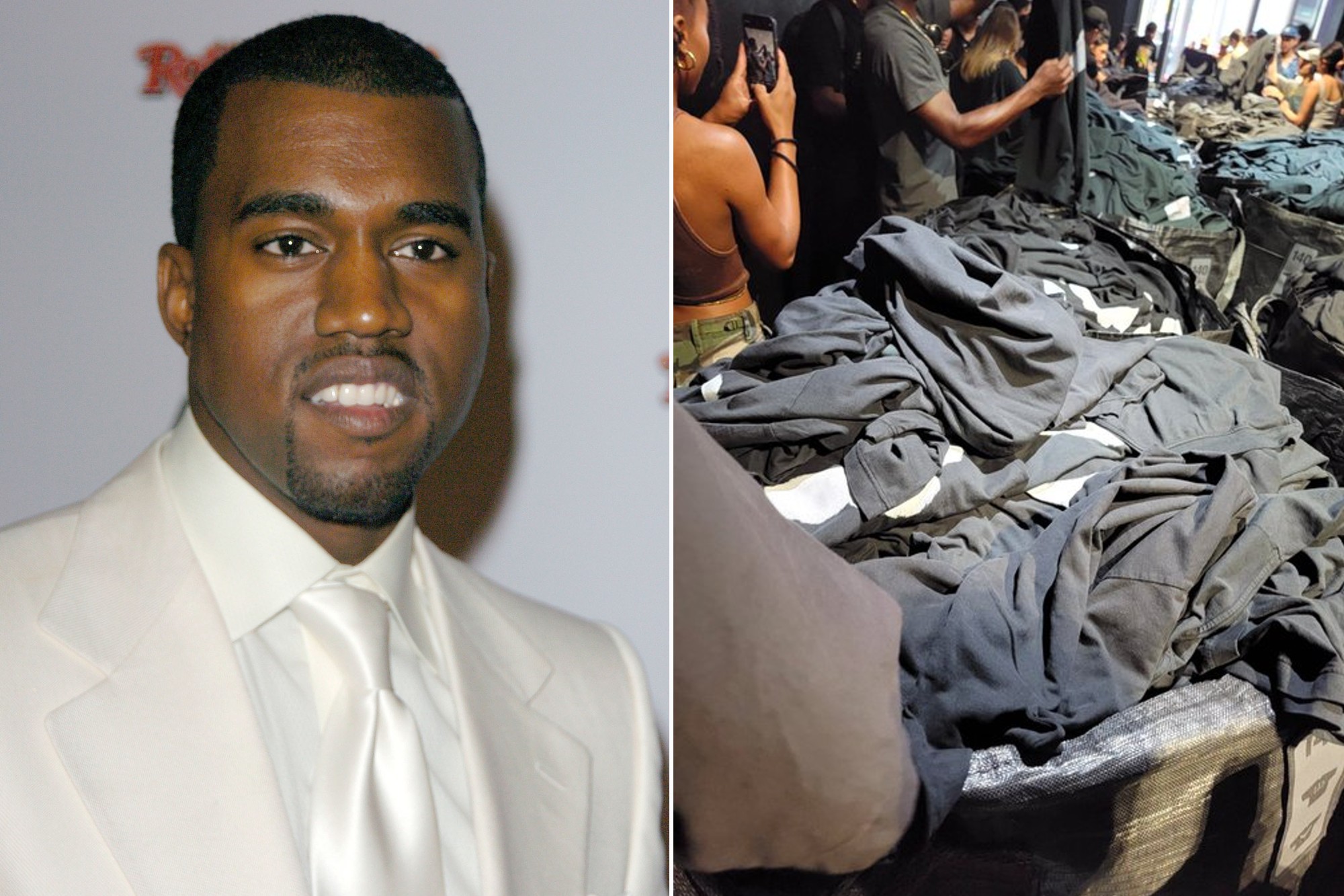 Kanye West vende su colección Yeezy GAP by Balenciaga como ropa de paca en  Nueva York - Emprendedor
