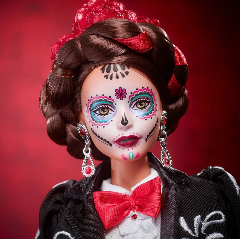 Maquillaje Barbie Día de Muertos 2022