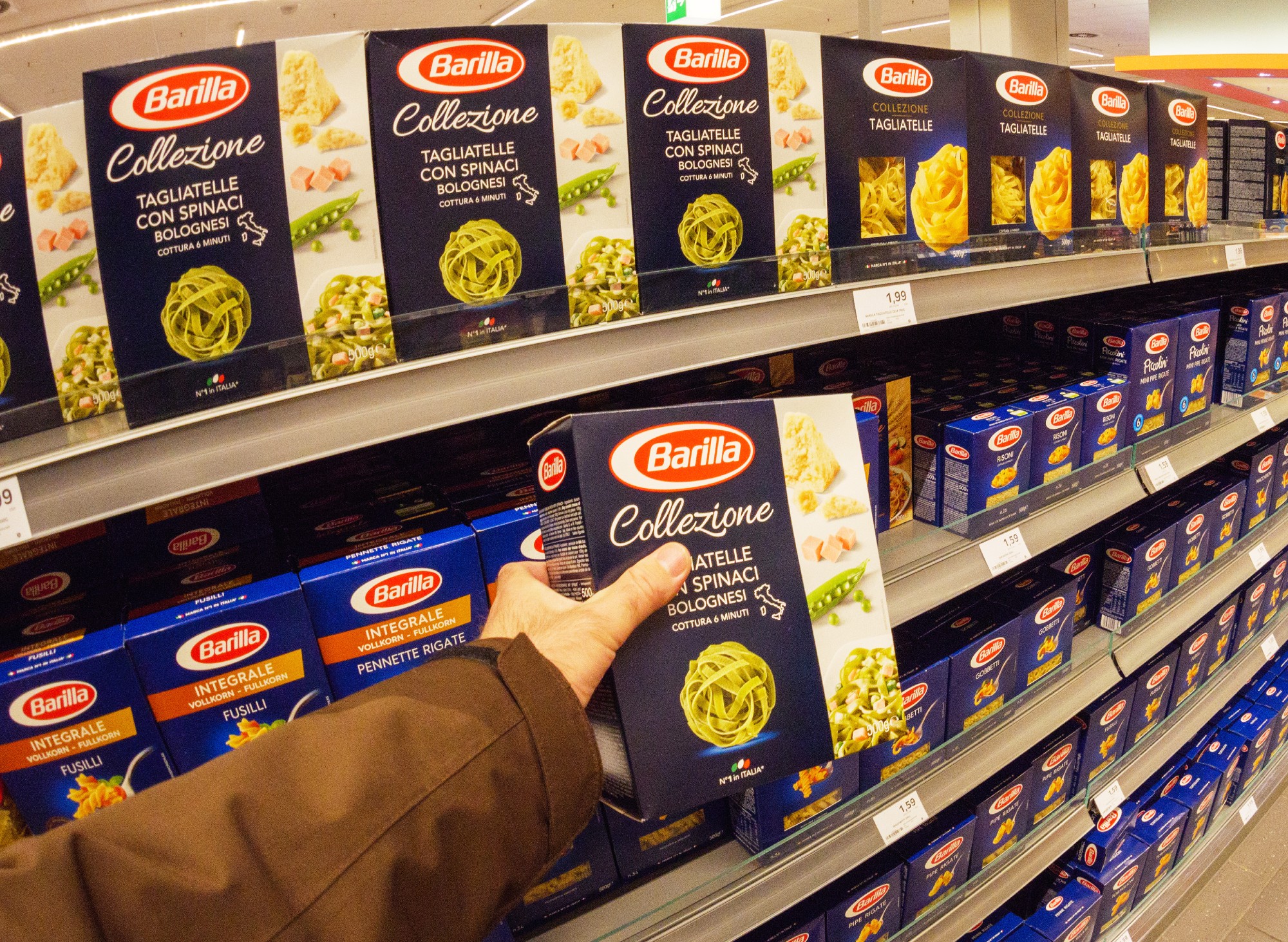 La marca de pasta Barilla en realidad no se hace en Italia.