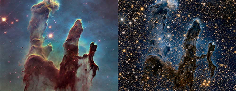 El telescopio Webb captó esta impresionante imagen de los Pilares de la ...