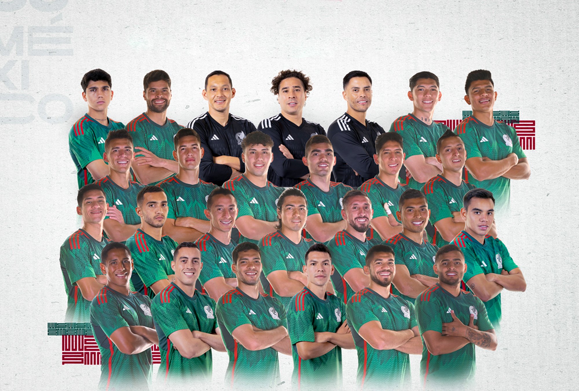 Lista de convocados selección mexicana