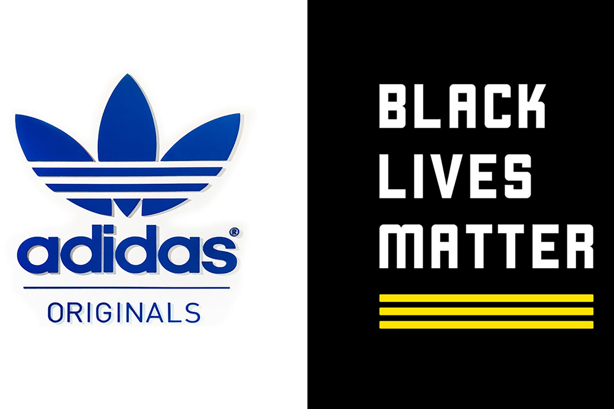 Adidas cree que el diseño de Black Lives Matter se confunde con su logo y luego se retracta