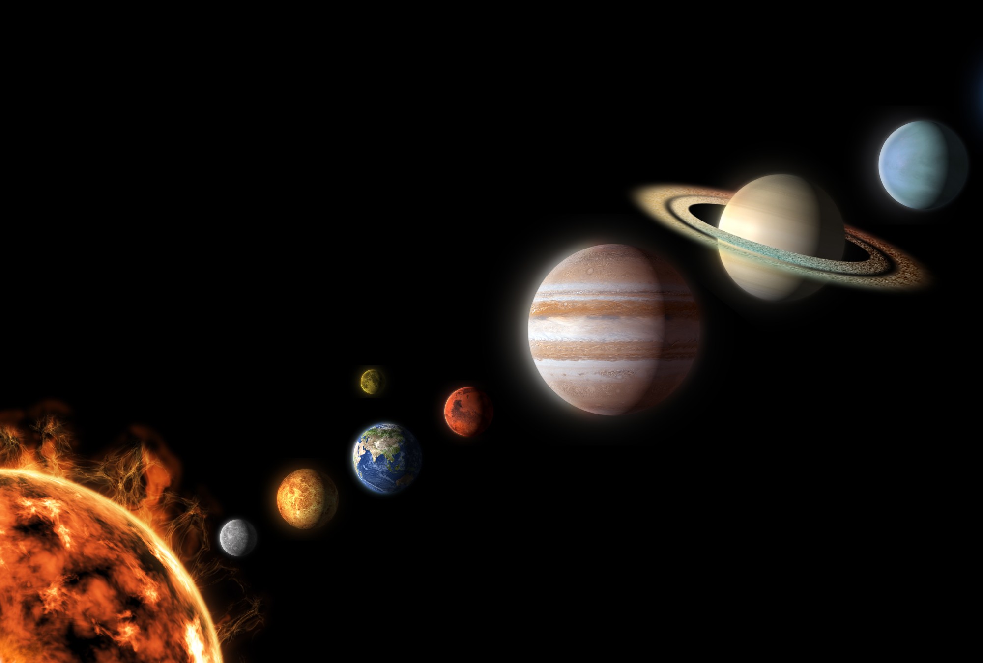 La alineación de 5 planetas será más visible el lunes en la noche.