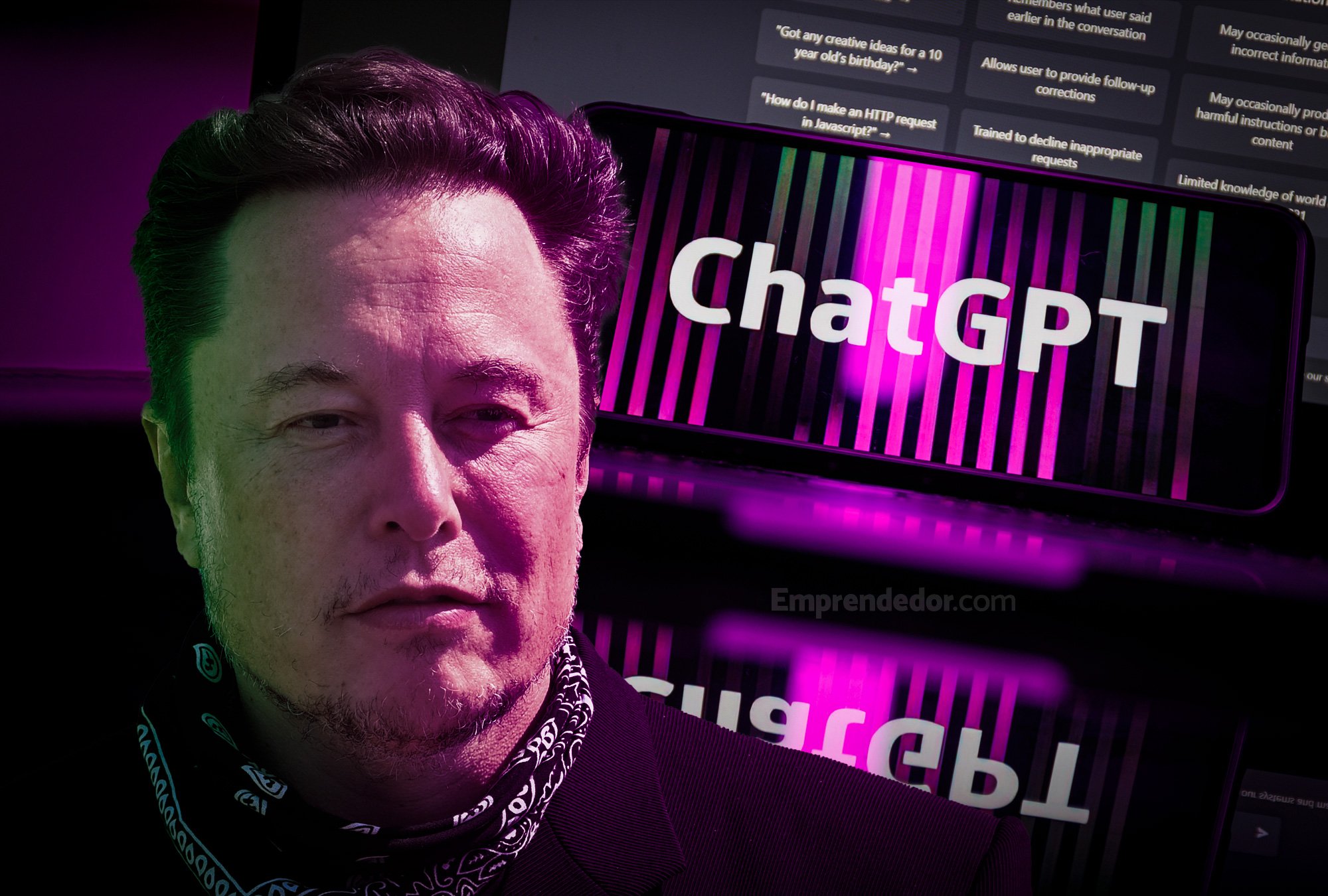 Elon Musk y ChatGPT