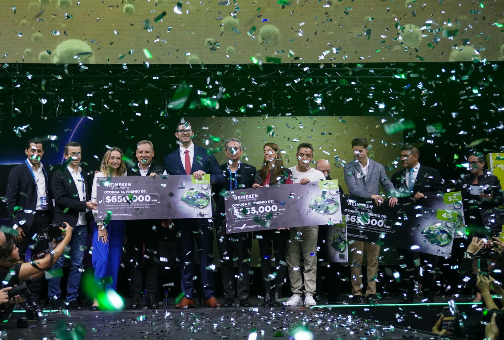 Ganadores del Heineken Green Challenge 2023.