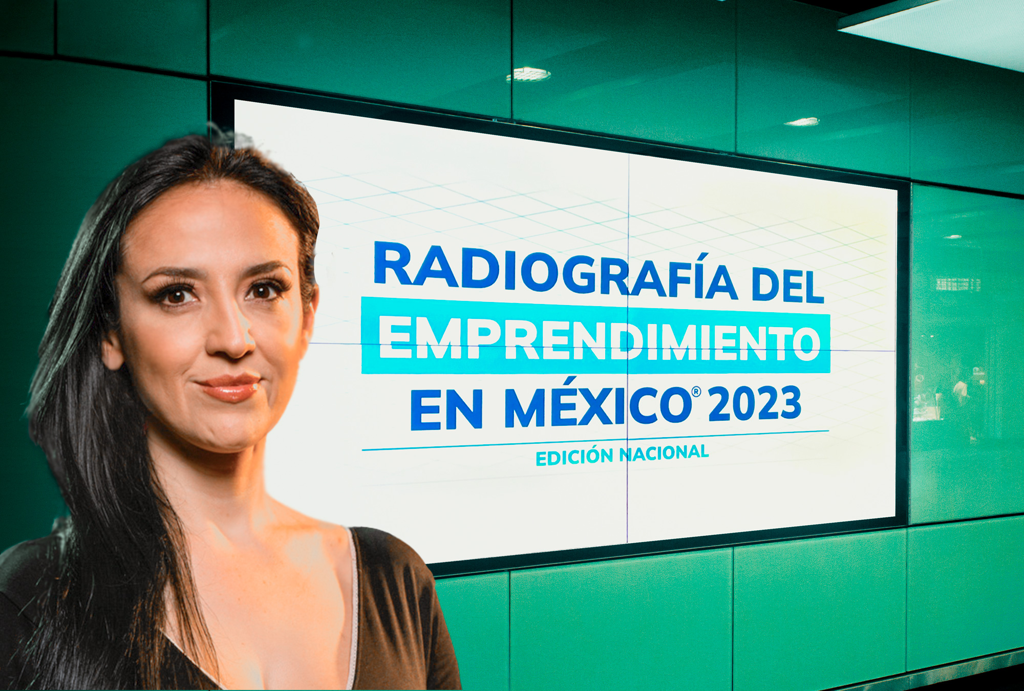 Juana Ramírez presenta la Radiografía del Emprendimiento en México 2023.
