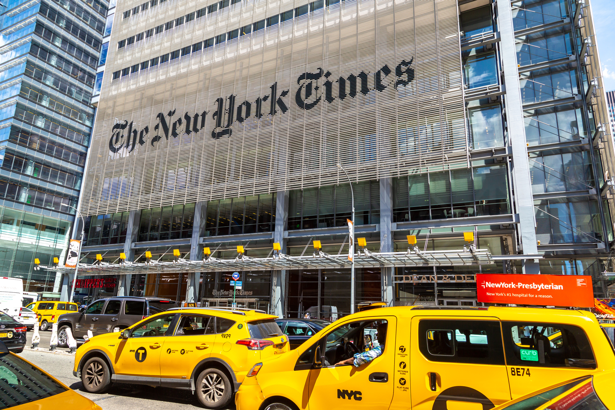 La sede del New York Times en Nueva York.