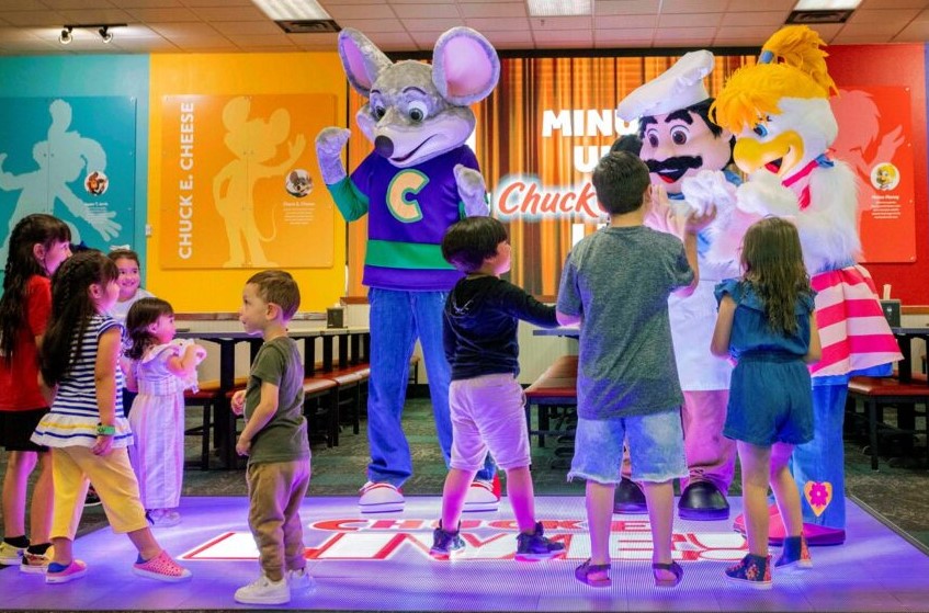 Franchise characters / Image: Chuck E. Cheese's