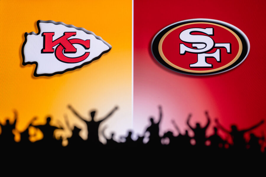 Los equipos que se enfrentarán en el Super Bowl 2024 son los Kansas City Chiefs y los San Francisco 49ers / Imagen: Depositphotos.com