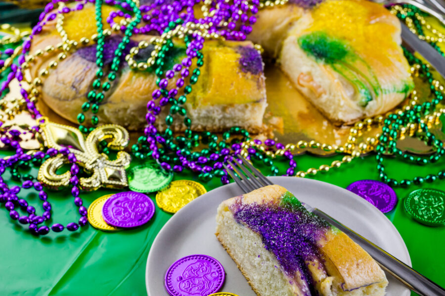 El King Cake es un platillo típico del Mardi Gras / Imagen: Depositphotos.com