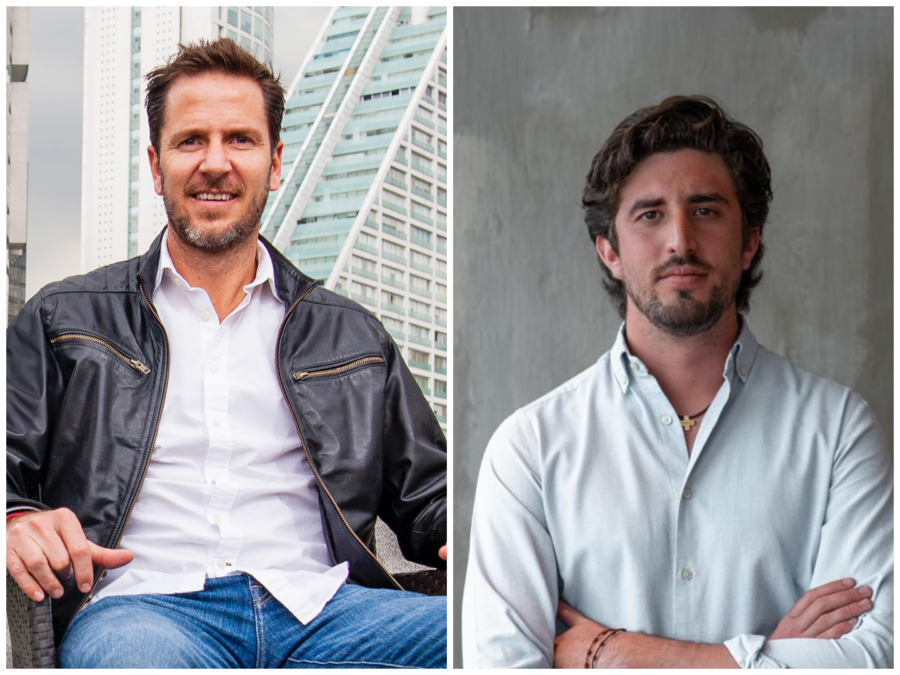 Rodrigo Gómez, presidente ejecutivo de LegaLario y Andrés Girault, CEO de Ali Tech / Imagen: Cortesía Legalario