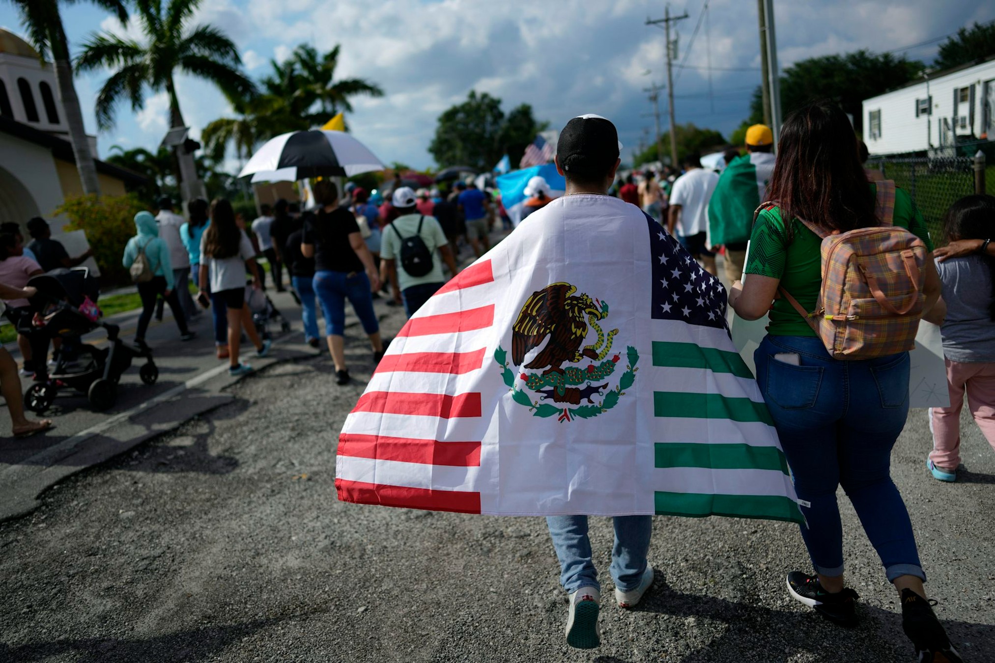 Inmigrates protestanen Florida, Estados Unidos.