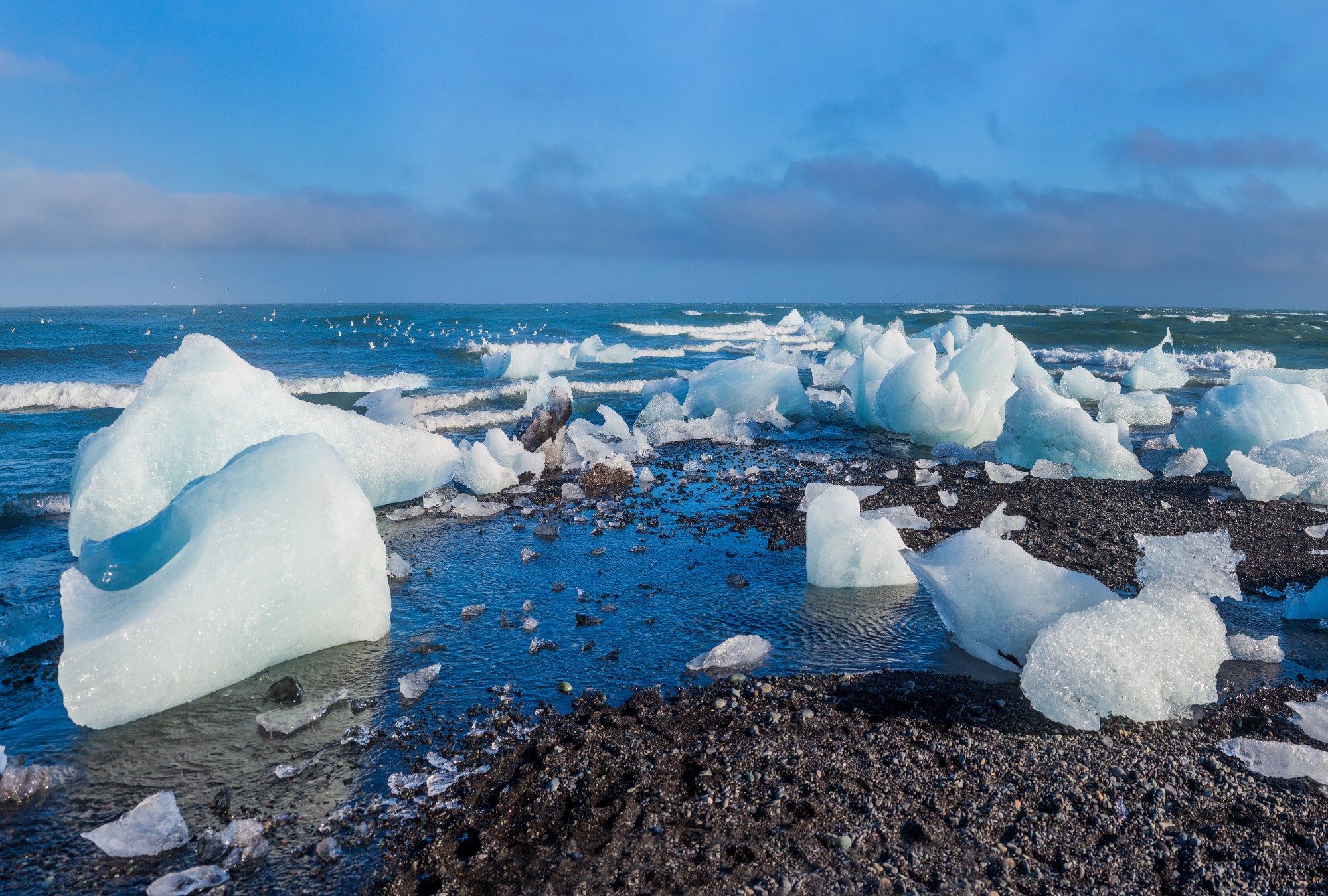 Un exceso de agua dulce procedente de la capa de hielo de Groenlandia puede ralentizar la circulación del océano Atlántico.