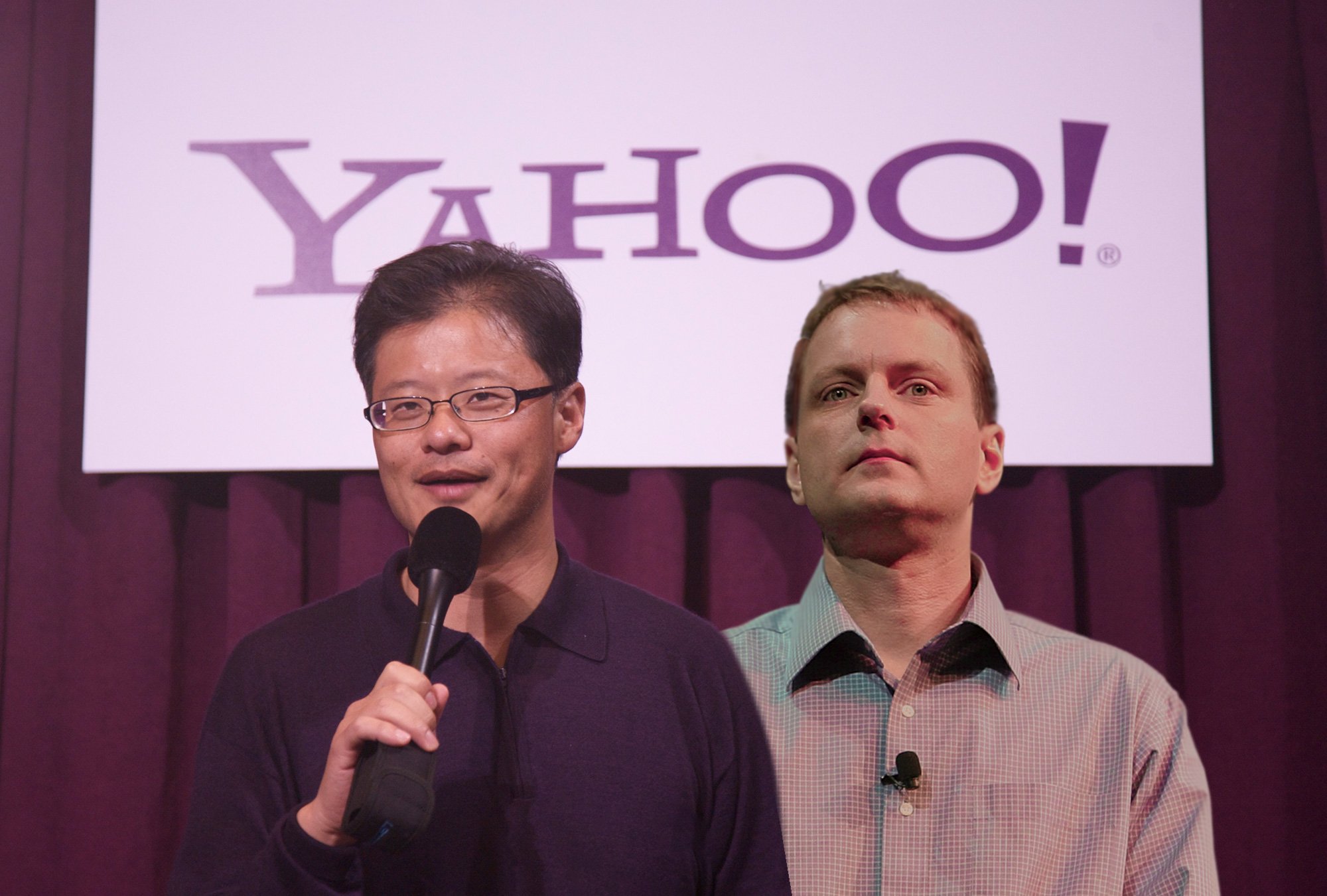 Jerry Yang y David Filo, fundadores de Yahoo!