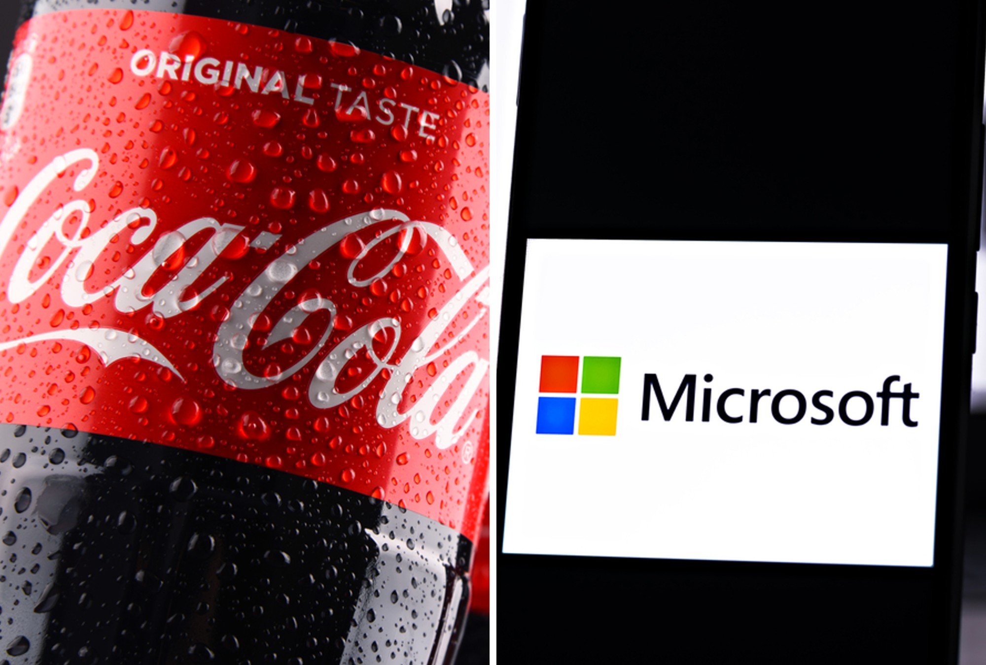 Coca-Cola y Microsoft trabajarán de la mano en IA.