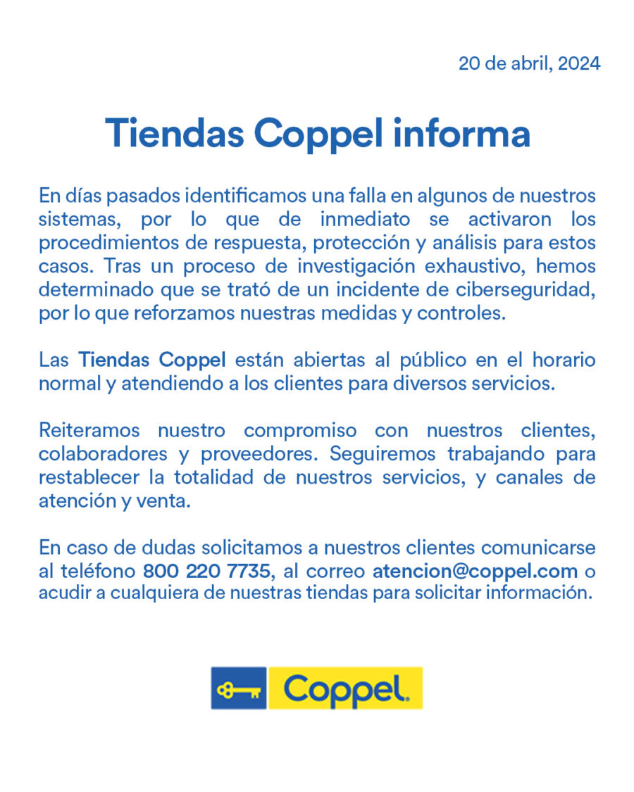 Imagen: Cortesía Coppel