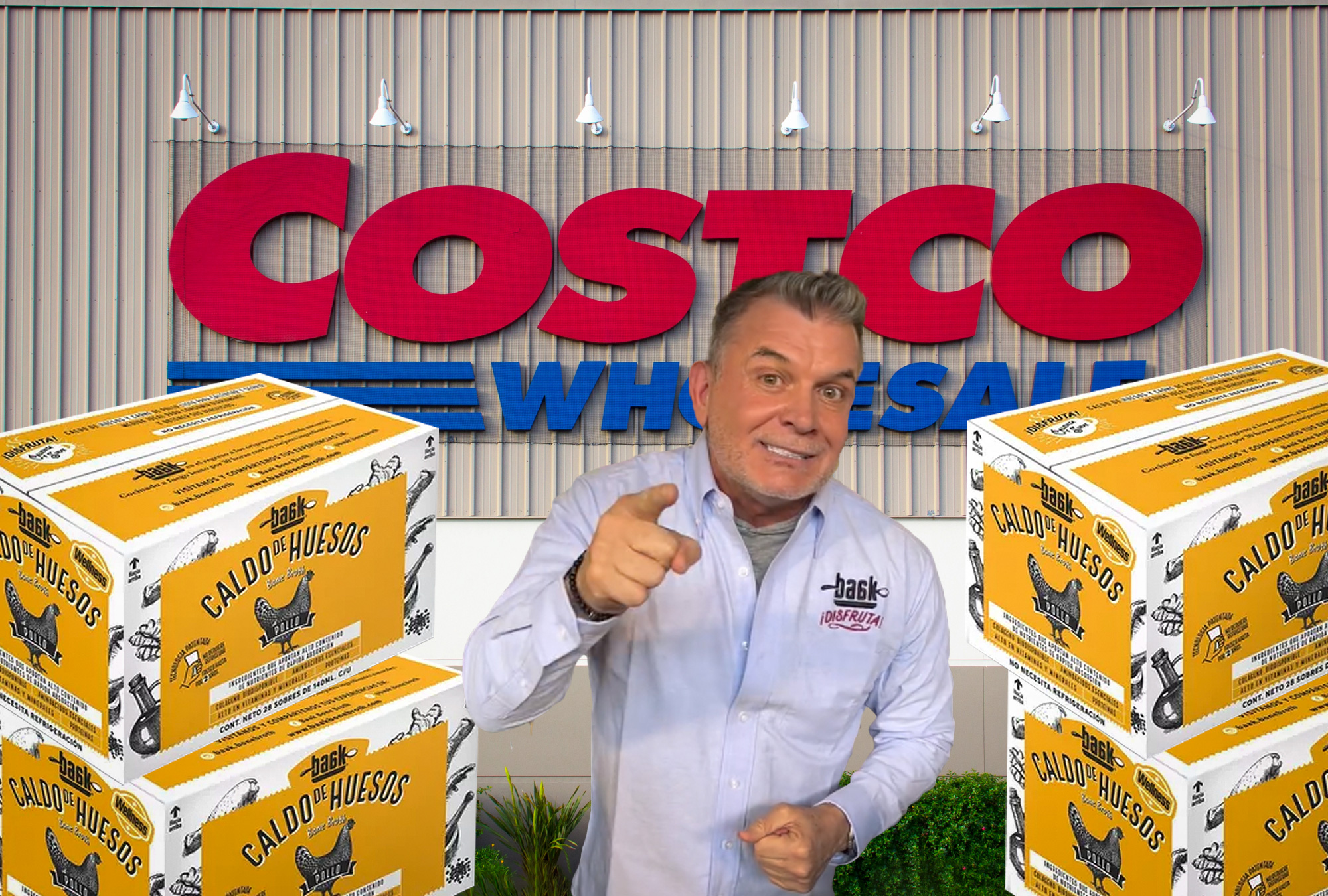 Sergio Basañez llegó al Costco