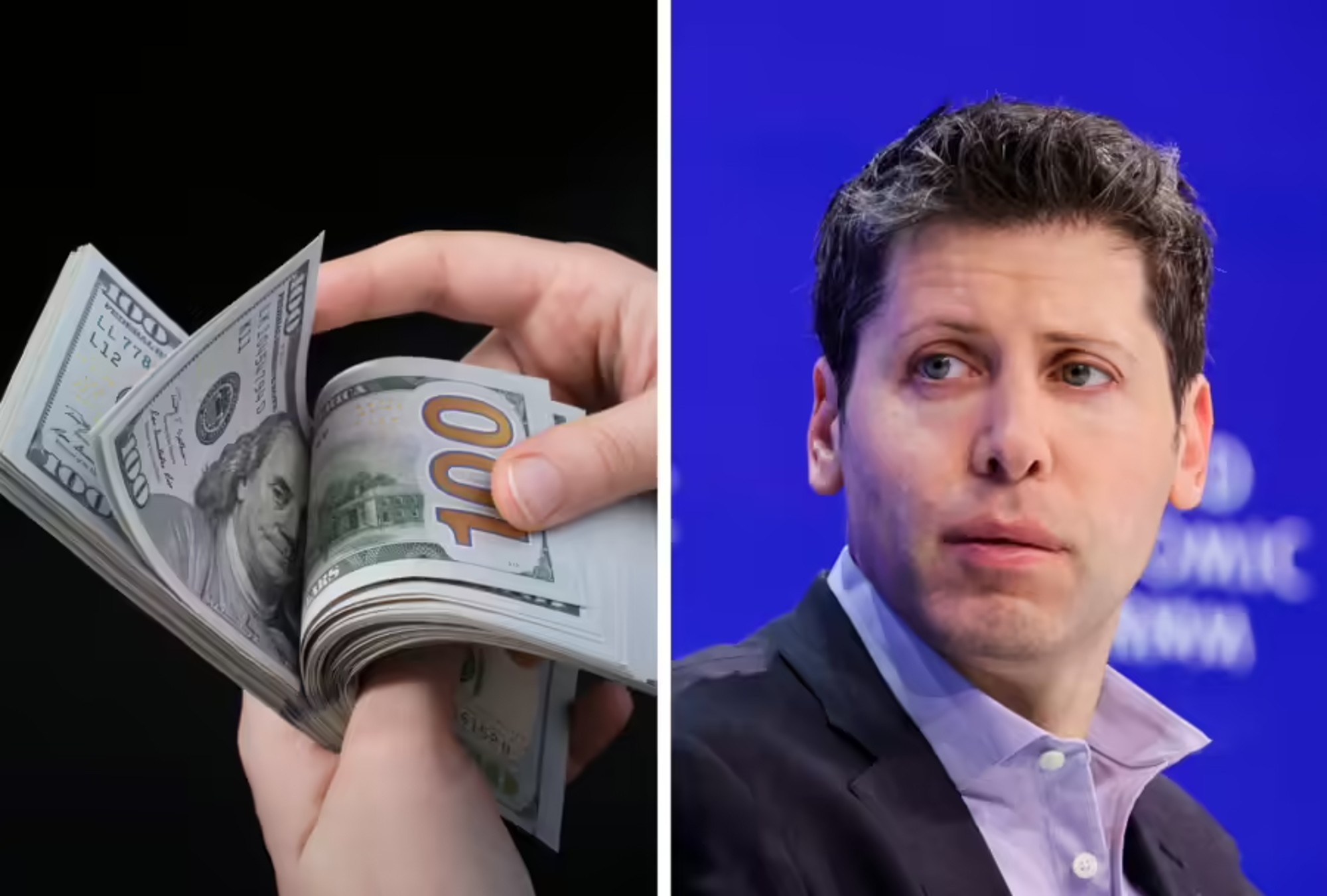 Sam Altman repartió dinero y esto fue lo que encontró.