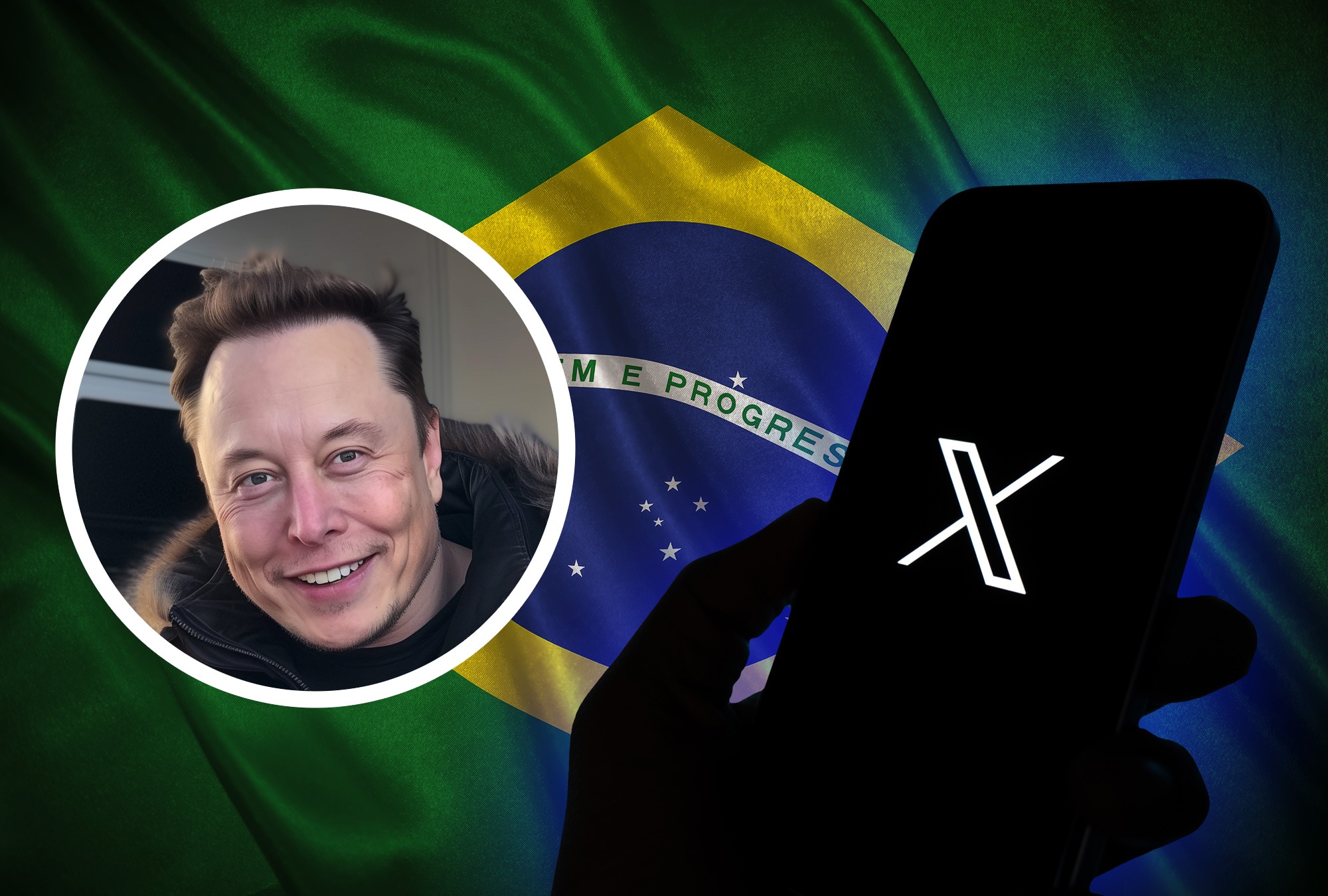 Elon Musk se enoja por la salida de X de Brasil.