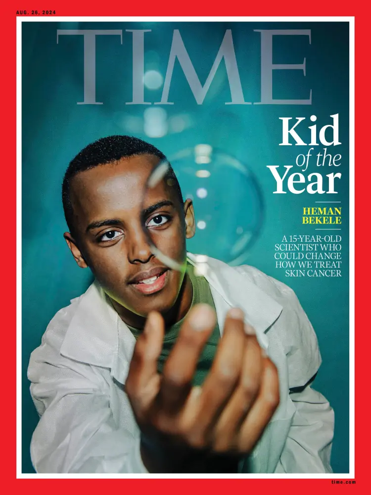 Heman Bekele, el genio infantil | Imagen: Cortesía revista Time