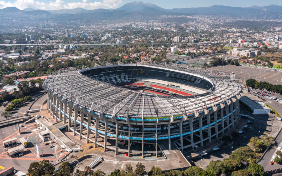 El Estadio Azteca será el escenario del partido inaugural del Mundial 2026, albergando el primer juego de la competición por tercera vez en su historia​ | Imagen: Depositphotos.com