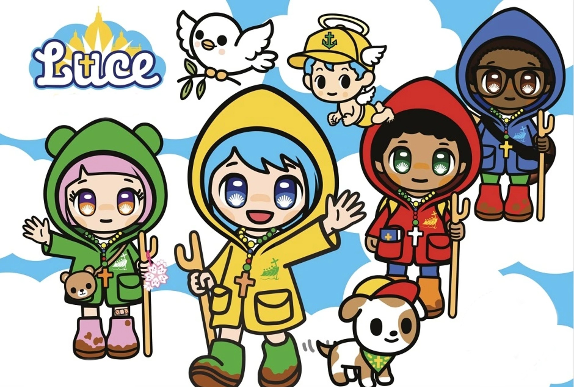 Luce y sus amigos.
