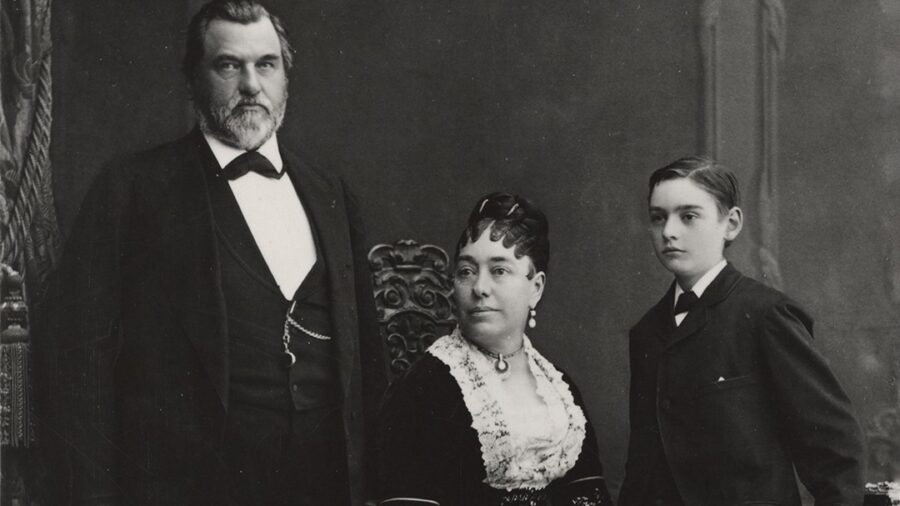 Familia Stanford | Imagen: Stanford University Archives