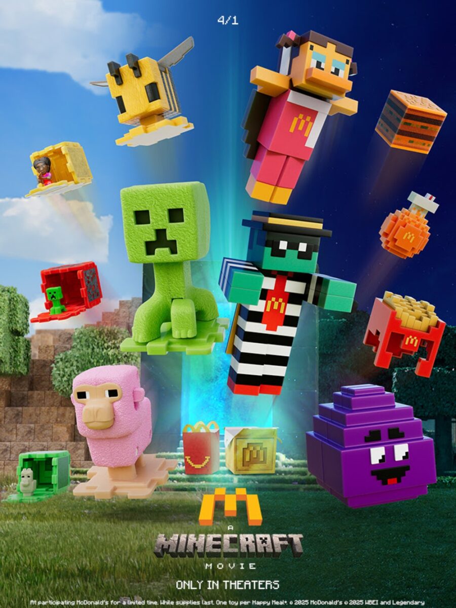 Menú edición limitada de McDonald’s celebra el estreno de “Una Película de Minecraft” | Imagen: Cortesía McDonald’s