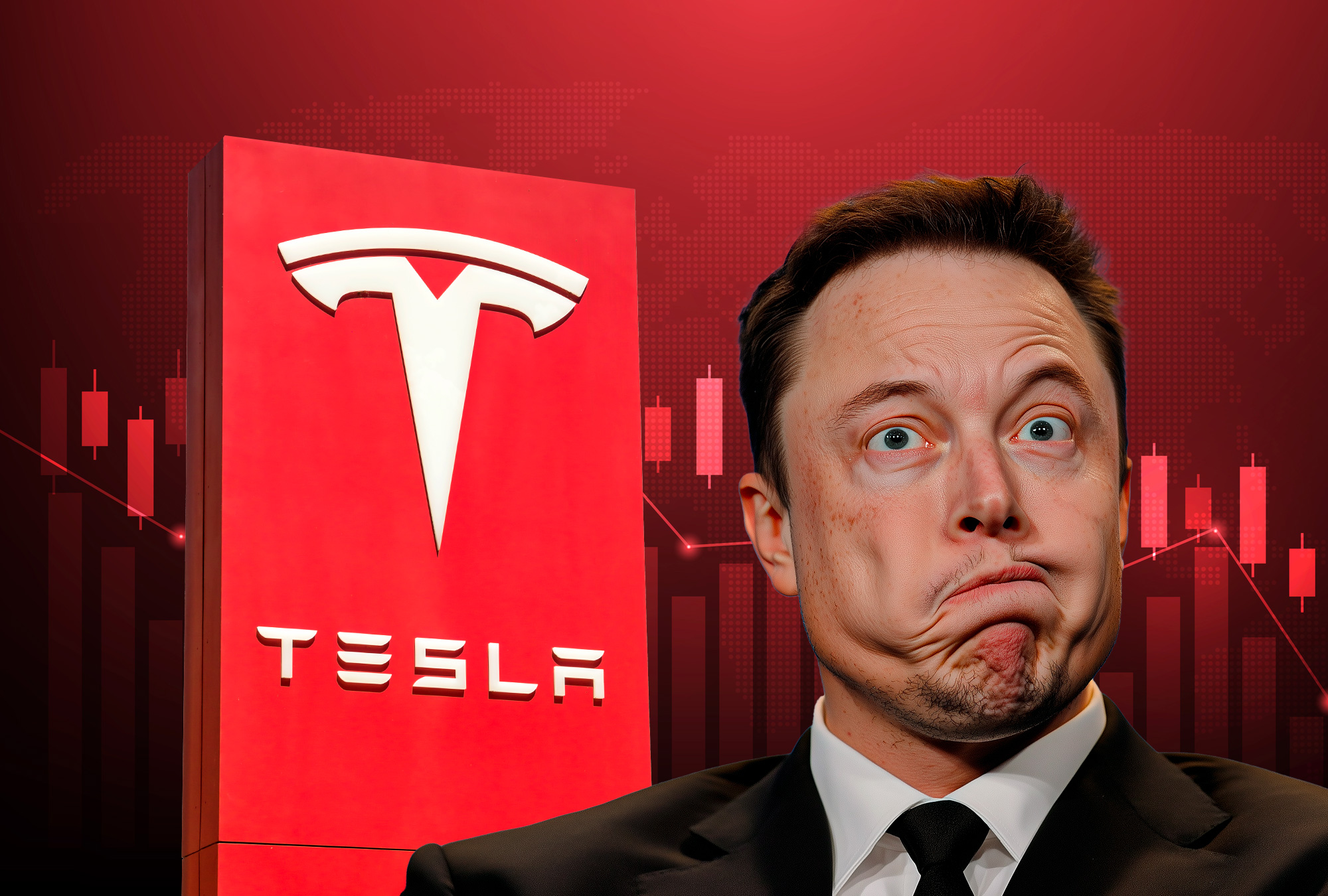 Cae la fortuna de Elon Musk.
