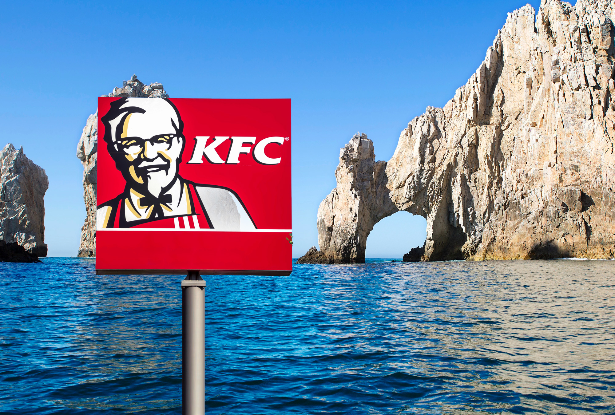Cabo San Lucas recibe la sucursal 2,000 de KFC.