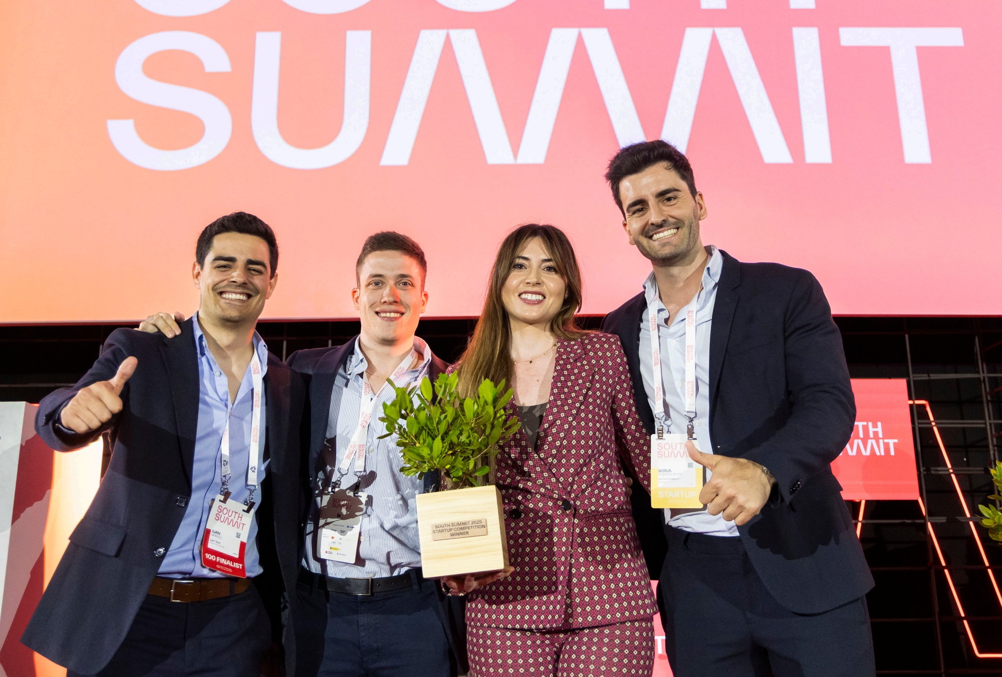 Eva Laín, CEO de Lain Tech, absoluta ganadora de Startup Competition. Foto: Cortesía