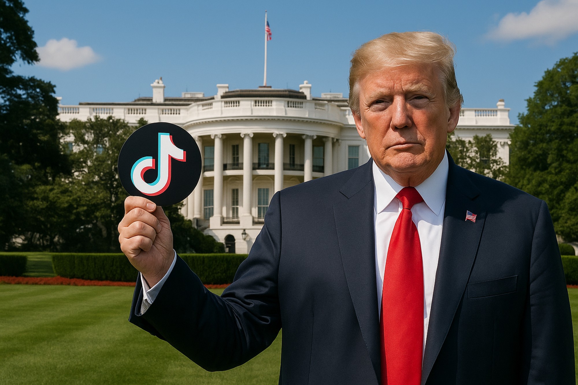 Trump adelanta compra de TikTok por inversionistas ricos.