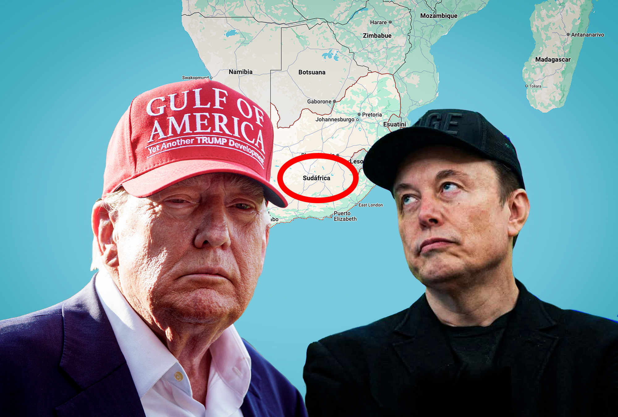 Trump amenaza con deposrtar a Musk a Sudáfrica.