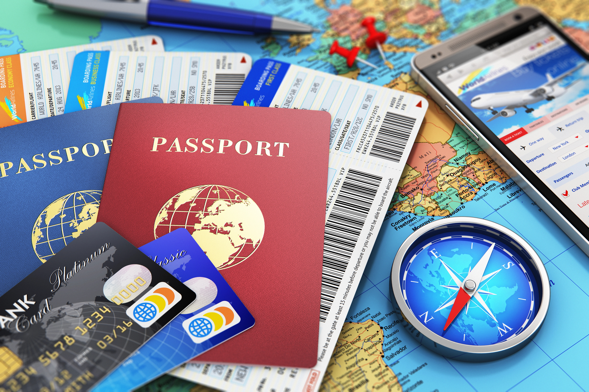 Los pasaportes más poderosos del mundo.