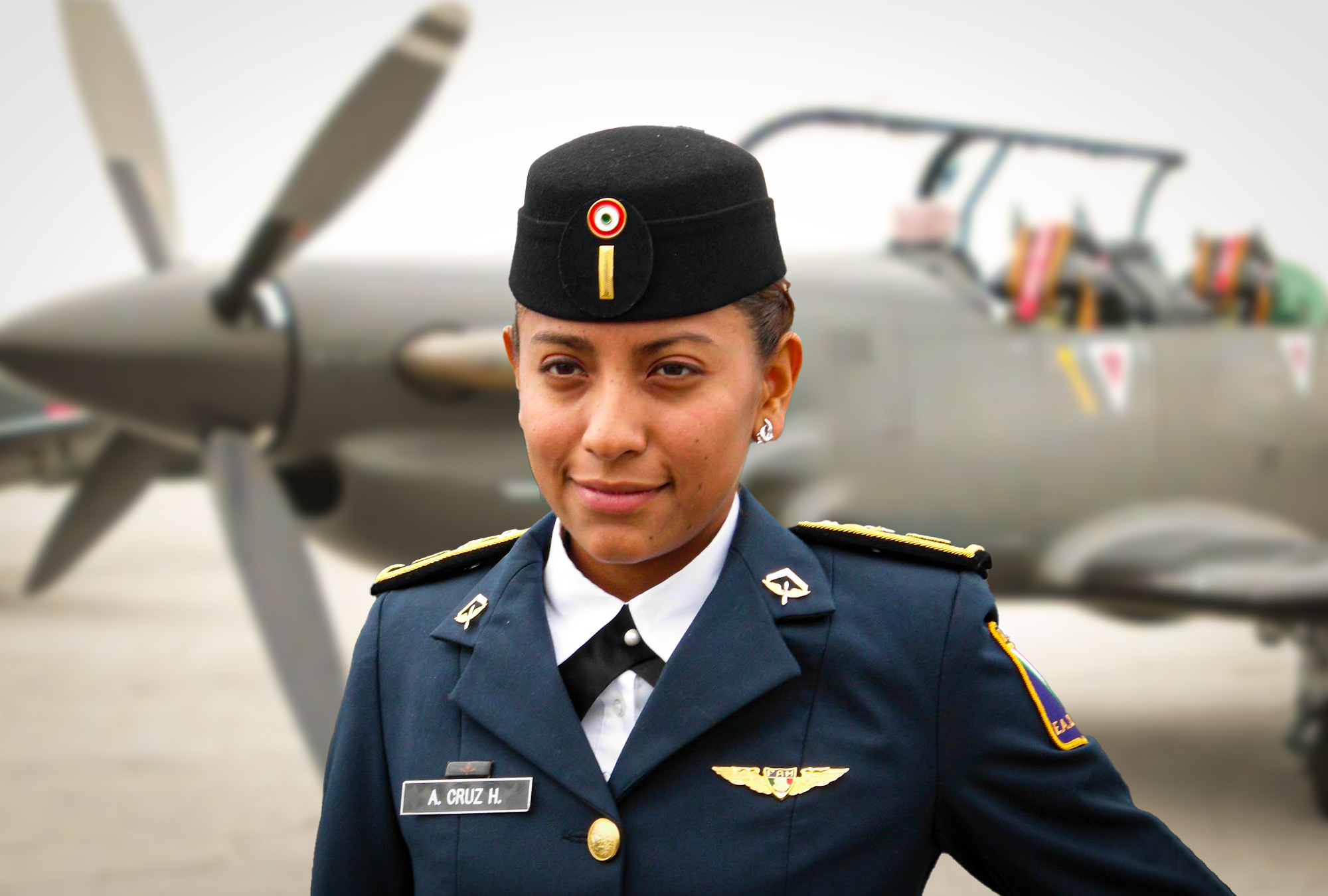 Piloto mexicana Andrea Cruz Hernández