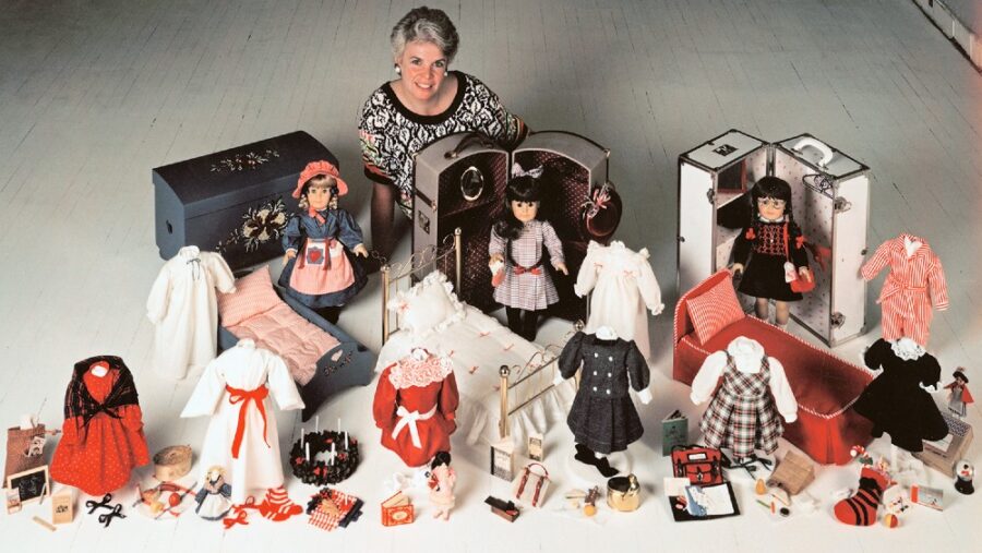 Pleasant T. Rowland y sus muñecas American Girl | Imagen: Mattel