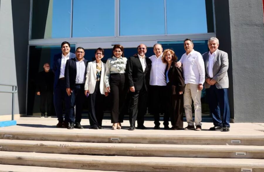 El gobernador Alfonso Durazo Montaño en la presentación del proyecto BMC en Hermosillo | Imagen: Cortesía BMC