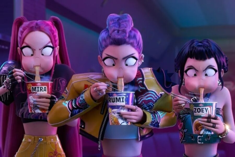 Las protagonistas de KPop Demon Hunters, un grupo de K-pop que también caza demonios, se convirtieron en un fenómeno global dentro y fuera de la pantalla | Imagen: Netlix