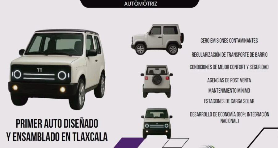 TT será cinco plazas y tendrá piezas mexicanas | imagen: Secretaría de Medio Ambiente de Tlaxcala