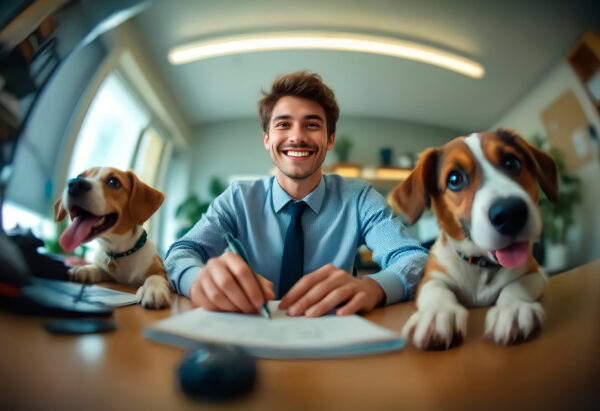 Bienestar con patas: cómo las mascotas mejoran la productividad en el trabajo