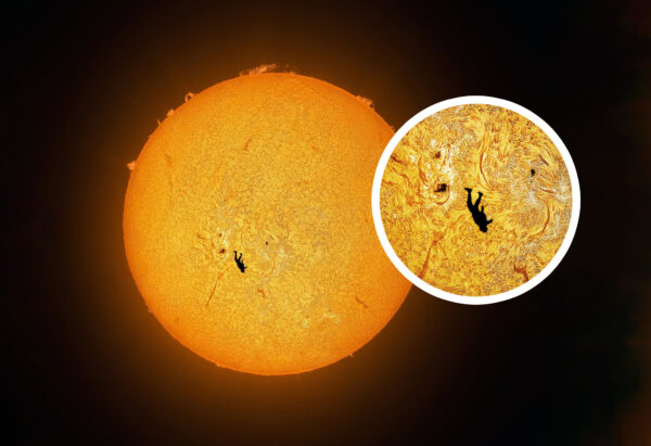 La increíble foto de un hombre cayendo frente al Sol es real: así captaron ‘La caída de Ícaro’