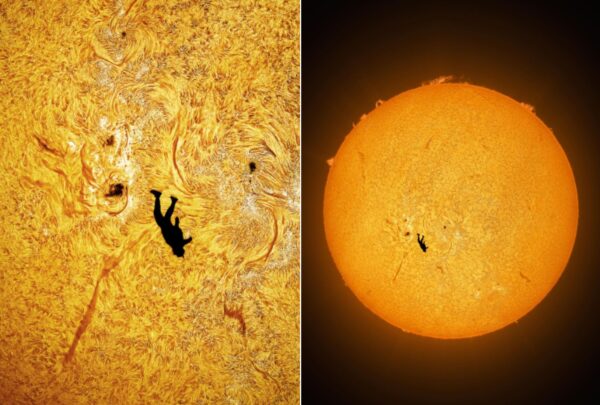 La increíble foto de un hombre cayendo frente al Sol es real: así captaron ‘La caída de Ícaro’