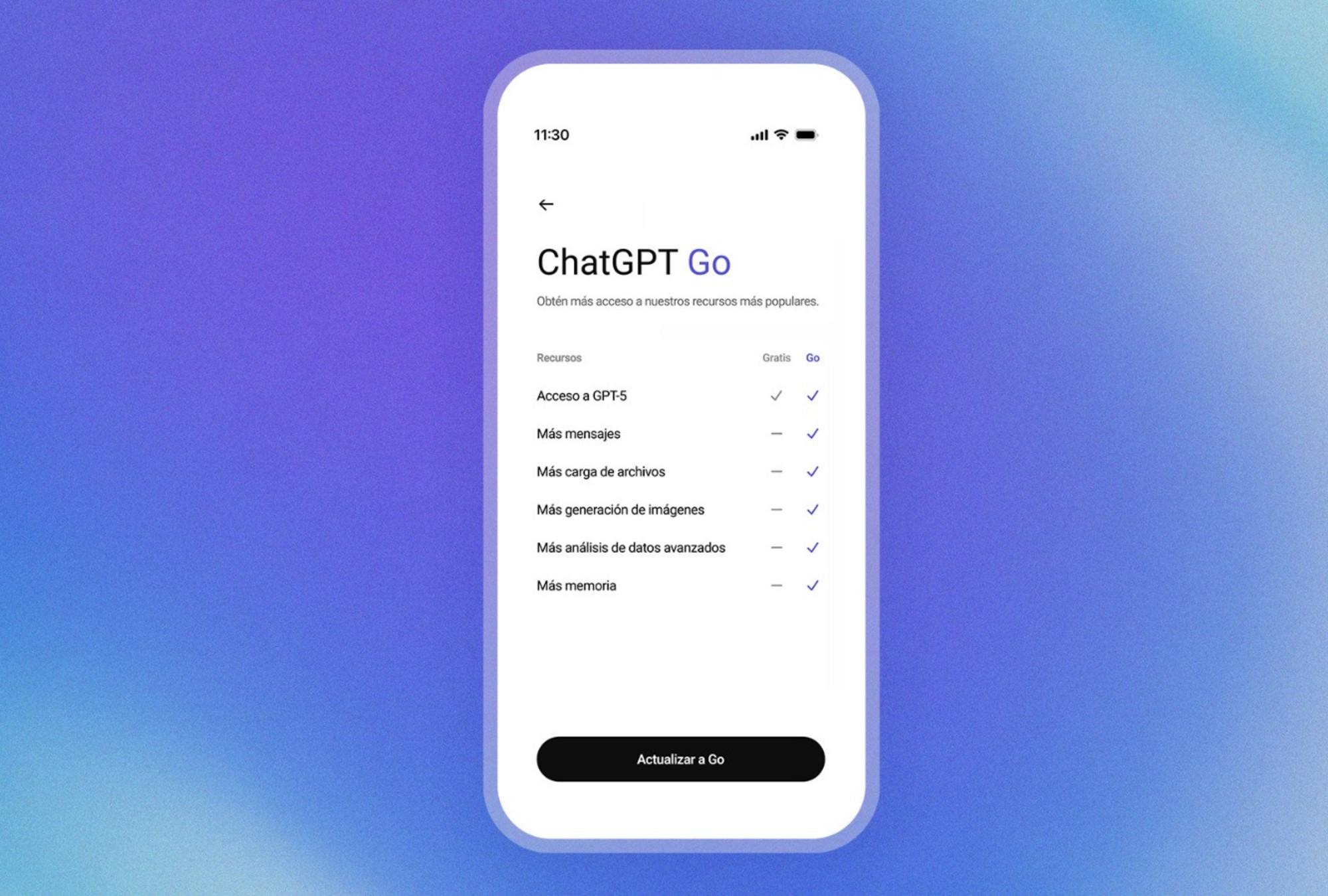 ChatGPT Go trae funciones beneficios exclusivos con Rappi.