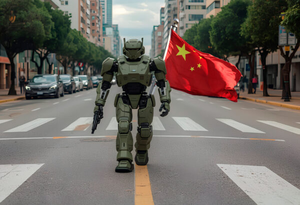 ¿El futuro de la guerra? China presenta su robot militar ‘Terminator’, capaz de imitar soldados en combate