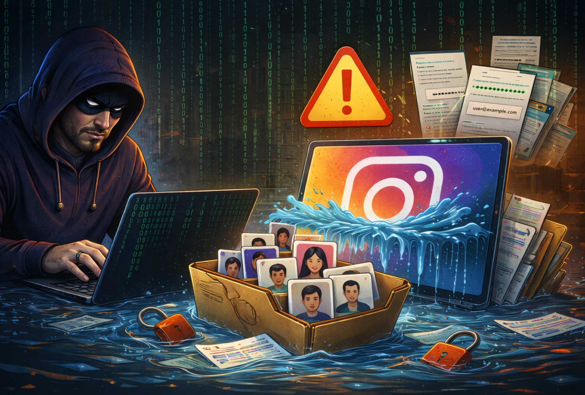 Instagram en alerta por posible filtración masiva de datos personales.