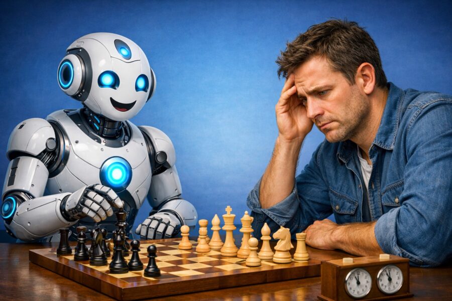 Inteligencia artificial vence a programadores humanos.